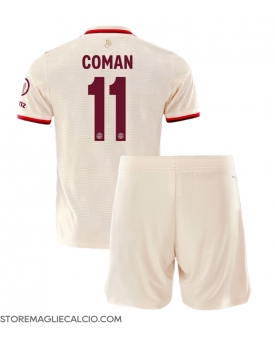 Bayern Munich Kingsley Coman #11 Maglia Gara Terza Repliche 2024-25 Bambino